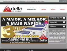 Tablet Screenshot of deltanet.com.br